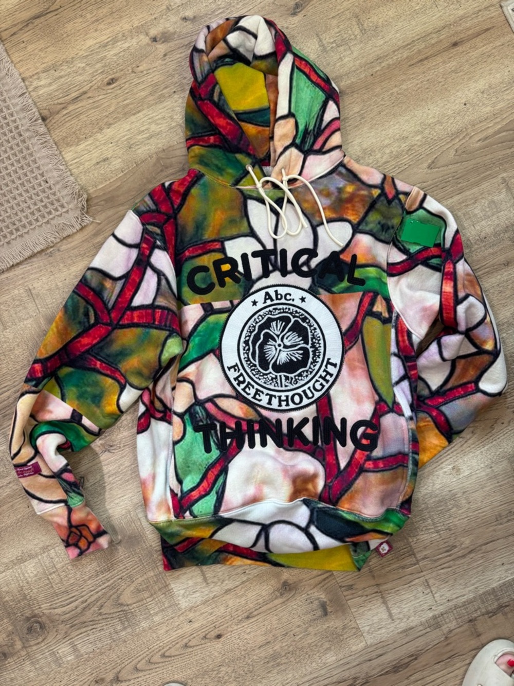 Critical Thinking Freethought Multicolor Hoodie